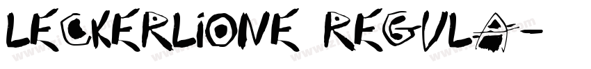 LeckerliOne Regula字体转换